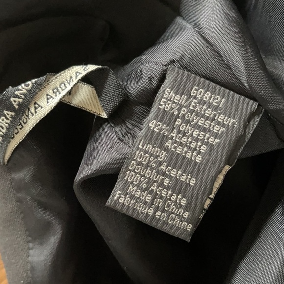 SANDRA ANGELOZZI BLACK FORMAL FIGURE ACCENT SKIRT - Picture 9 of 11